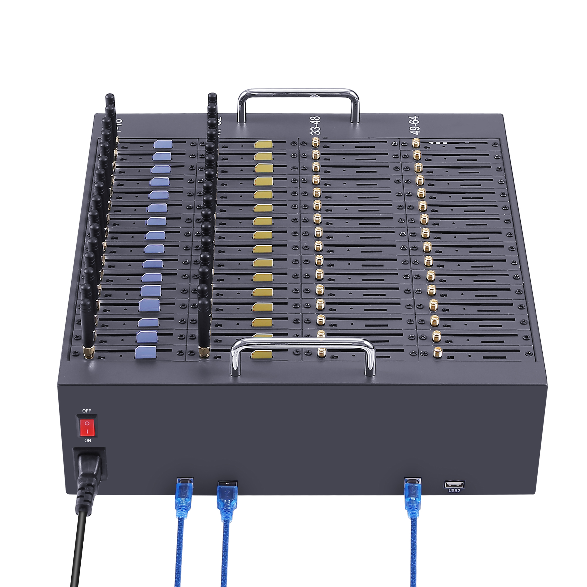 4G LTE 64 port bulk sms modem pool for USA 4G network